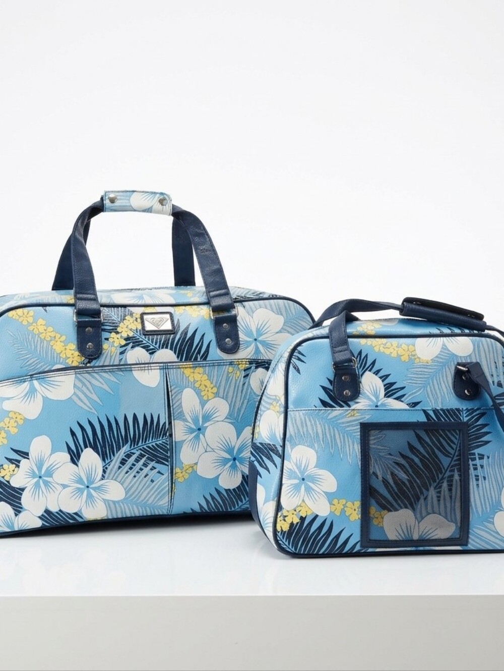 Blue Roxy Tropical Floral Women’s Travel Bags